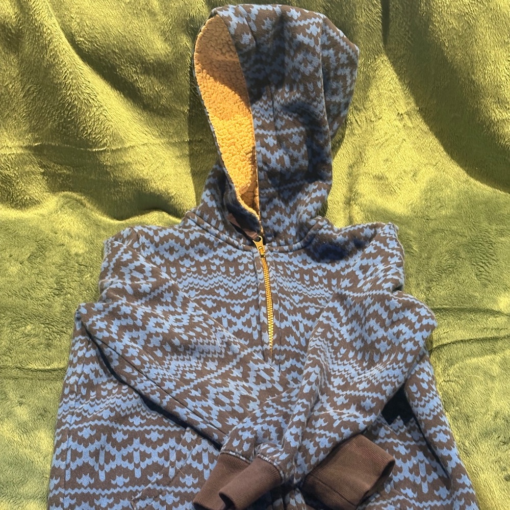 Kids Lands' End Sherpa Fleece Hoodie
